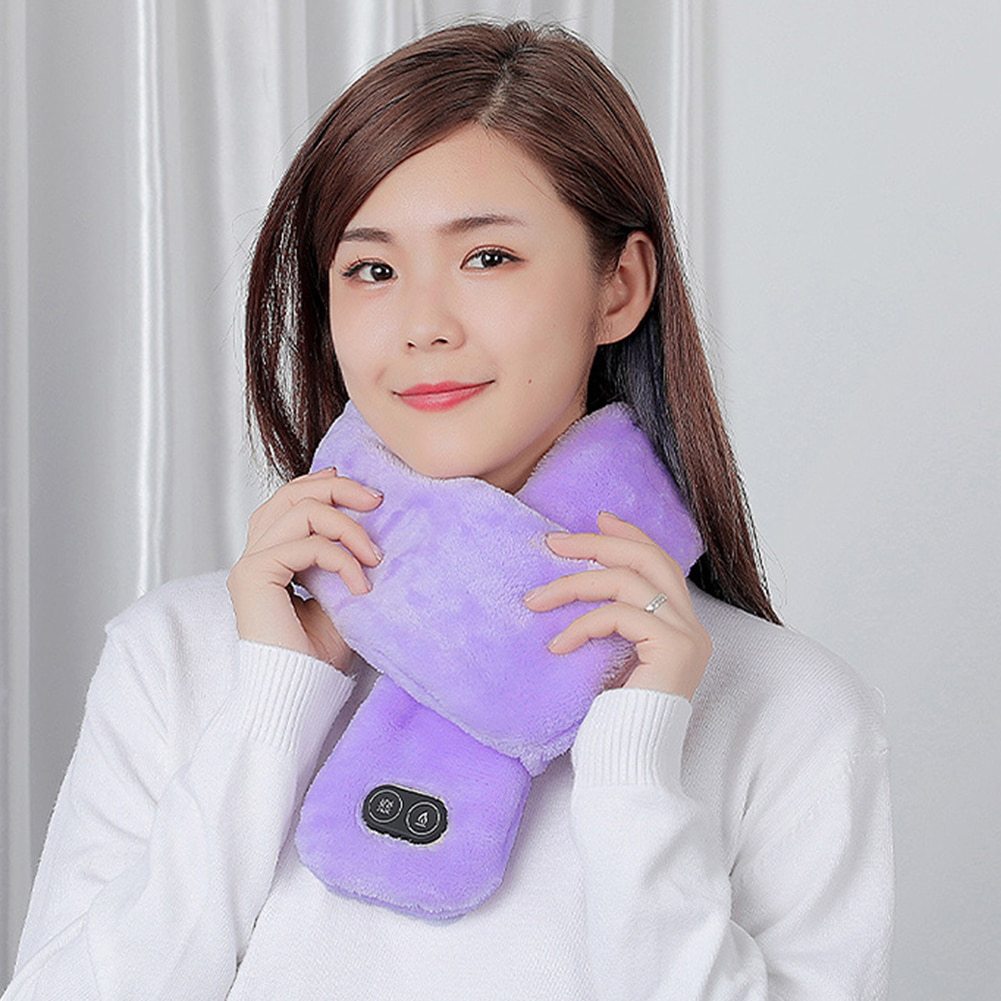 FlexiWarm Heated Scarf - 3  Heat Settings & USB Powered